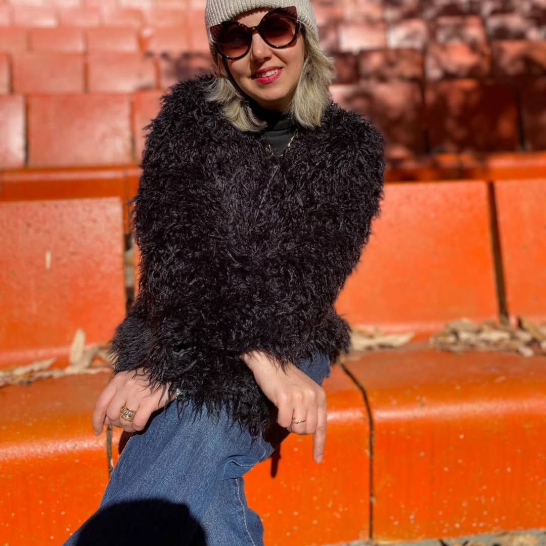 کت خز مشکی خاص